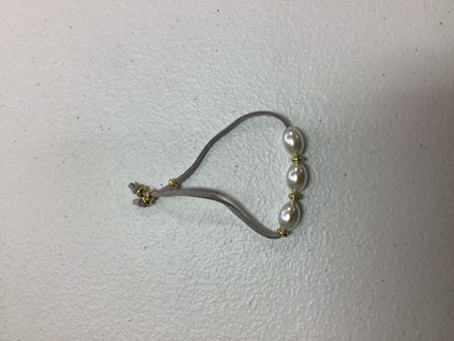 Faux pearl bracelet
