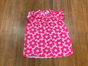 L Pink Flower Blouse