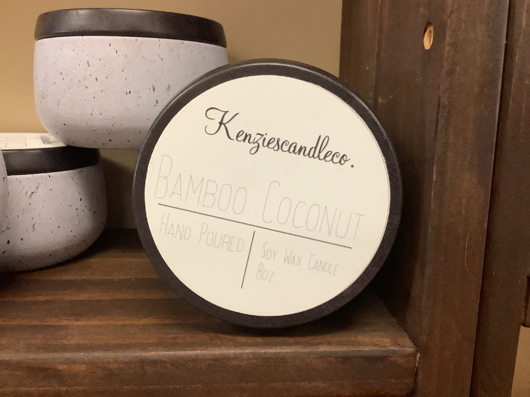 Bamboo Coconut Soy Wax Candle