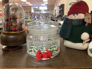 Festive Christmas Candy Jar