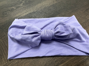 Purple Faux Bow