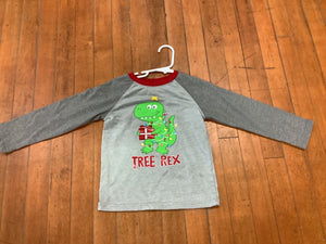 4T Christmas Dino Shirt