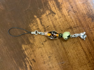 Brown dog charm