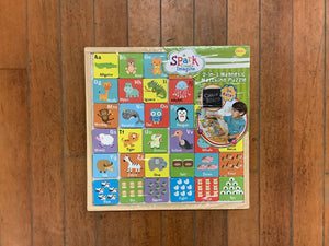 Alphabet Magnetic Matching Puzzle