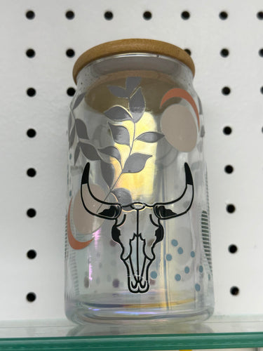 Western Glass Jar
