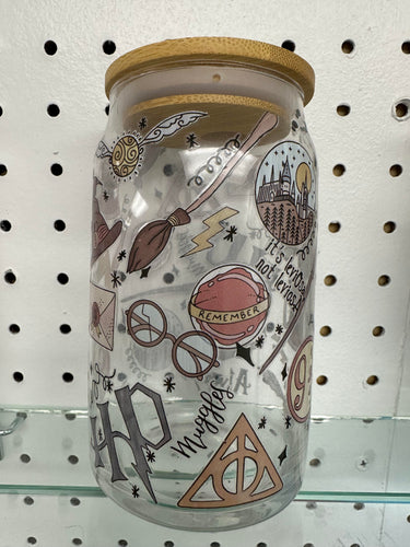 Harry Potter Glass Jar