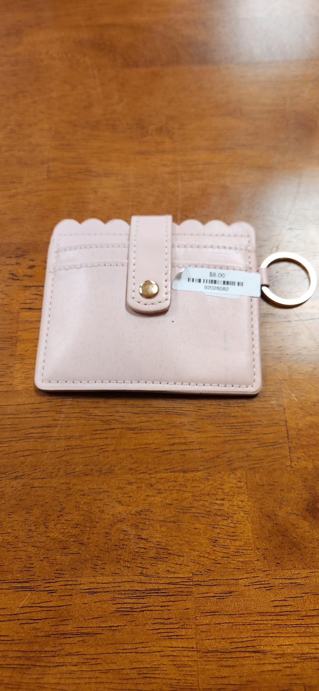 Light Pink Keychain Wallet