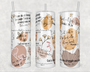 Spiritual Affirmations Tumbler