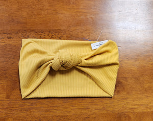 Mustard Top Knot Headband