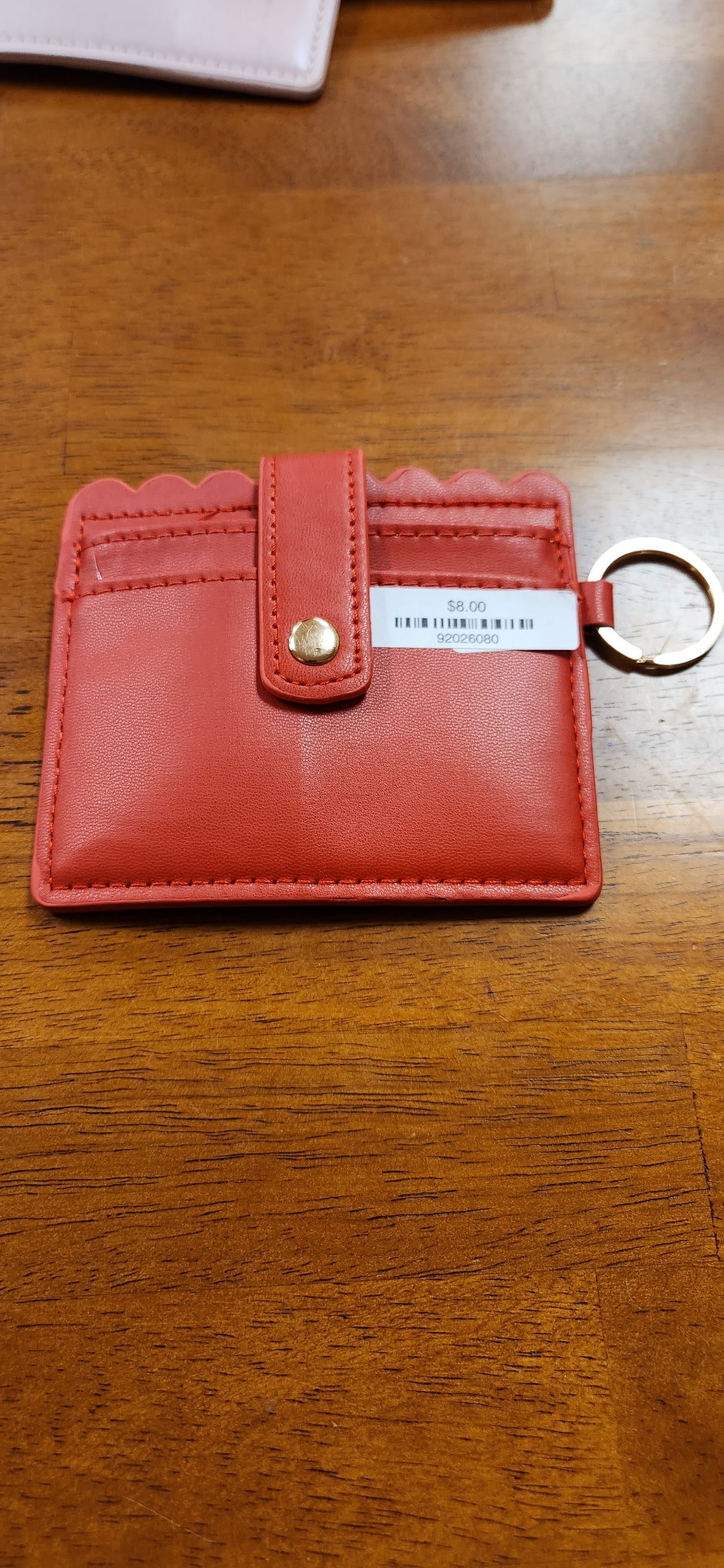 Red Keychain Wallet