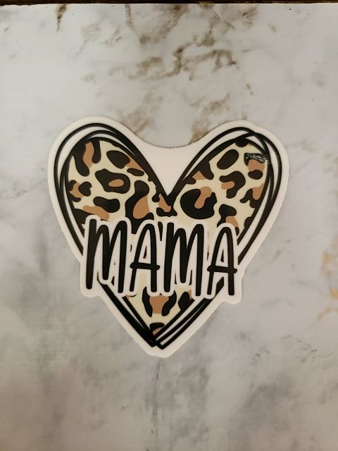 Cheetah Mama Heart