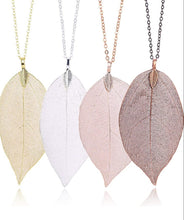 Load image into Gallery viewer, Oversized Leaf Necklace