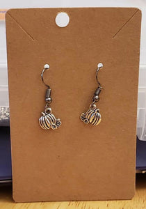 Small Pumpkin Earrings