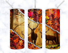 Load image into Gallery viewer, Deer and Leaves Tumbler