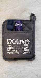 BBQ Timer Pot Holder Set