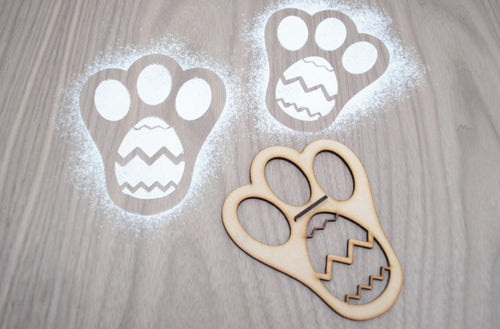 Bunny Print Stencil