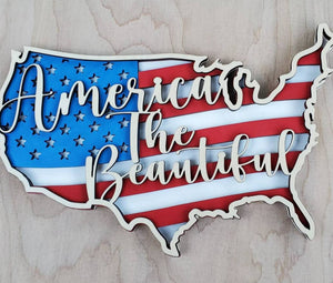 America The Beautiful Home Decor