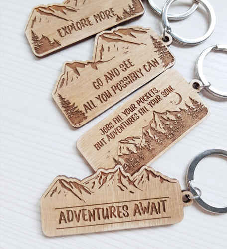Mountain Keychain