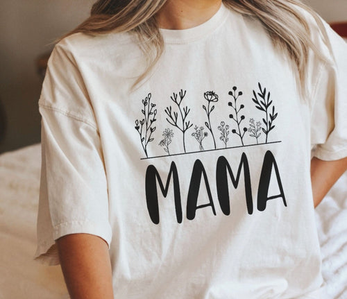 Mama Wildflower T Shirt