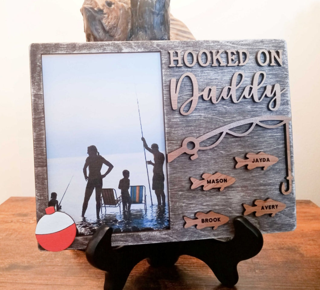 Hooked On- Picture Frame