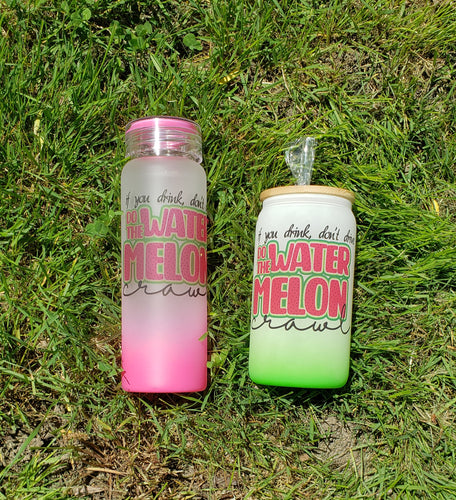 Watermelon Crawl Glasses