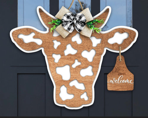 Cow Head Door Hanger
