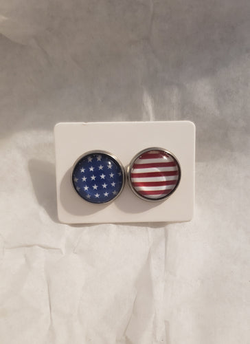 Fourth of July Bubble Earrings