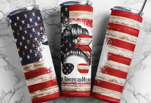 American Mom Tumbler