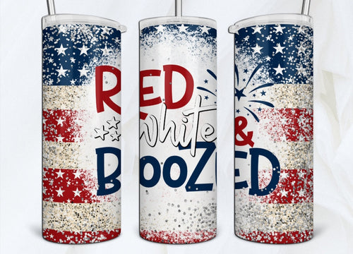 Red White & Boozed Tumbler