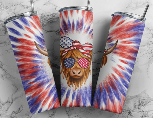 Tie Dye Cow