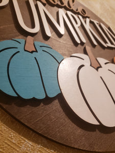 Hello Pumpkin Door Sign