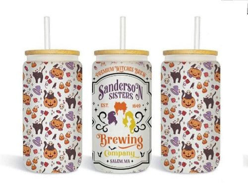 Sanderson Sisters Glass Jar