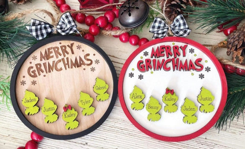 Grinch Family Ornament