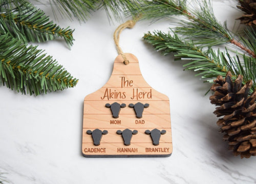 The Heard Cow Ornament