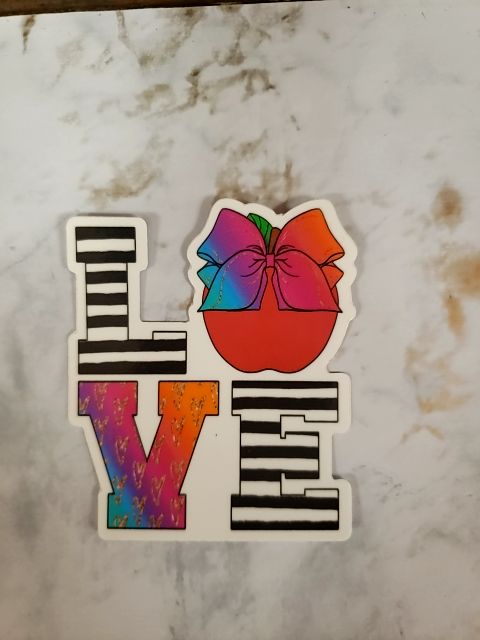 Love Apple Sticker