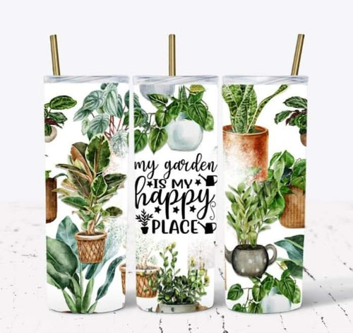 Garden is My Happy Place Tumbler
